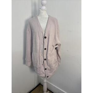 Honeydew Cardigan Nordstrom Bottom. TerriCloth Soft Small Pink New NWT